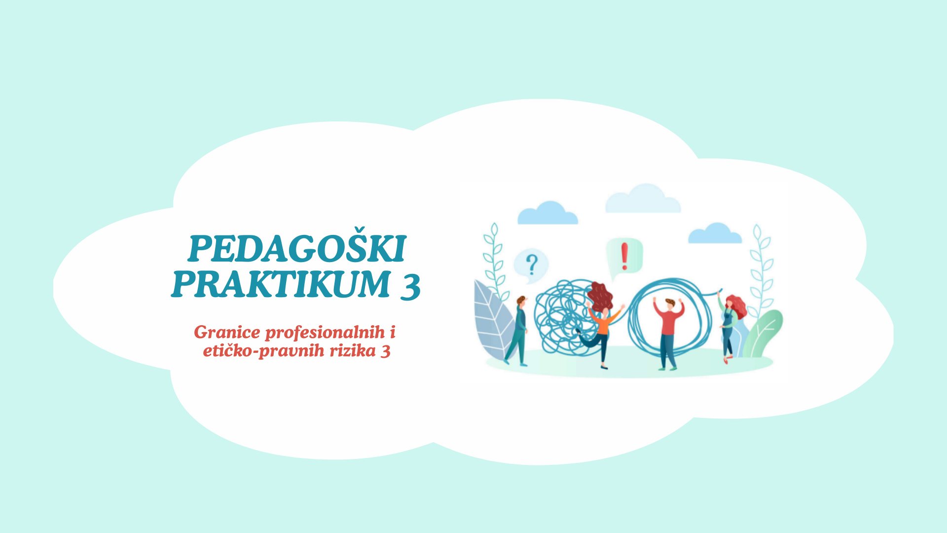 Poziv i Program za PEDAGOŠKI PRAKTIKUM 3